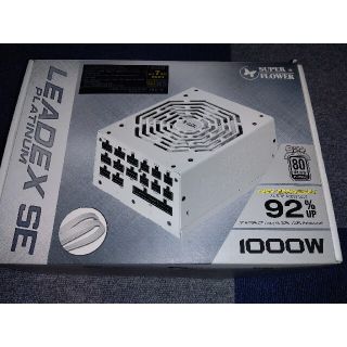 SUPERFLOWER 80PLUS PLATINUM認証 1000W電源(PCパーツ)