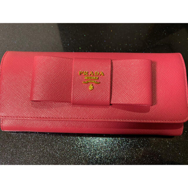 PRADA ♡ 長財布 ♡リボン♡ピンク