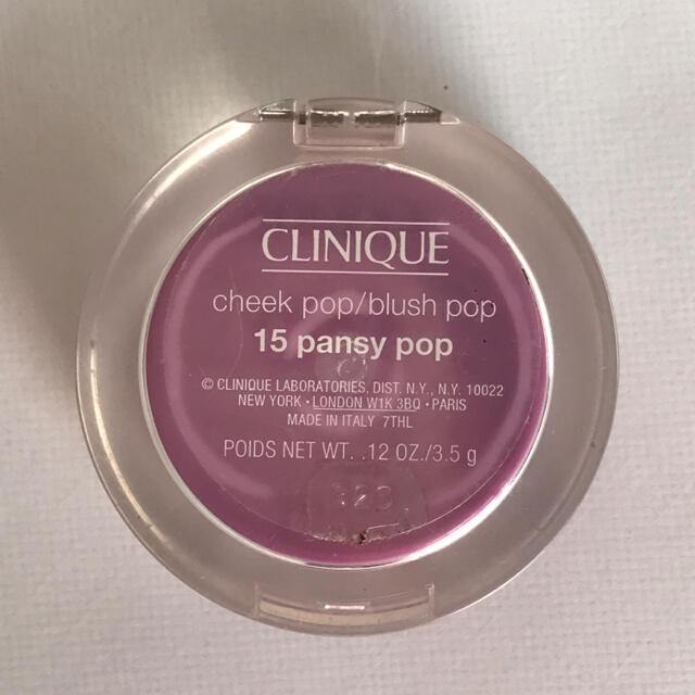 CLINIQUE(クリニーク)のクリニーク　チーク　パンジーポップ コスメ/美容のベースメイク/化粧品(チーク)の商品写真