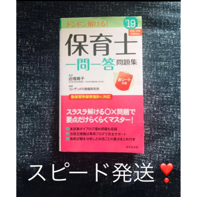 お値打ち品★保育士一問一答問題集 '19年版 エンタメ/ホビーの本(資格/検定)の商品写真