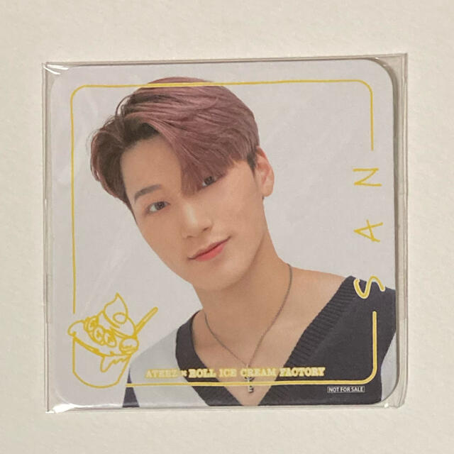 ATEEZ  コースター　サン エンタメ/ホビーのタレントグッズ(アイドルグッズ)の商品写真