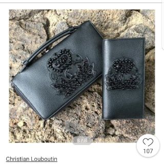 クリスチャンルブタン(Christian Louboutin)の即決の方のみ値下げ可能！Christian Louboutin　ストラップ長財布(長財布)