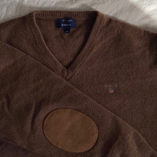 ラルフローレン(Ralph Lauren)のGANT 　vintage knit ブラウン(ニット/セーター)