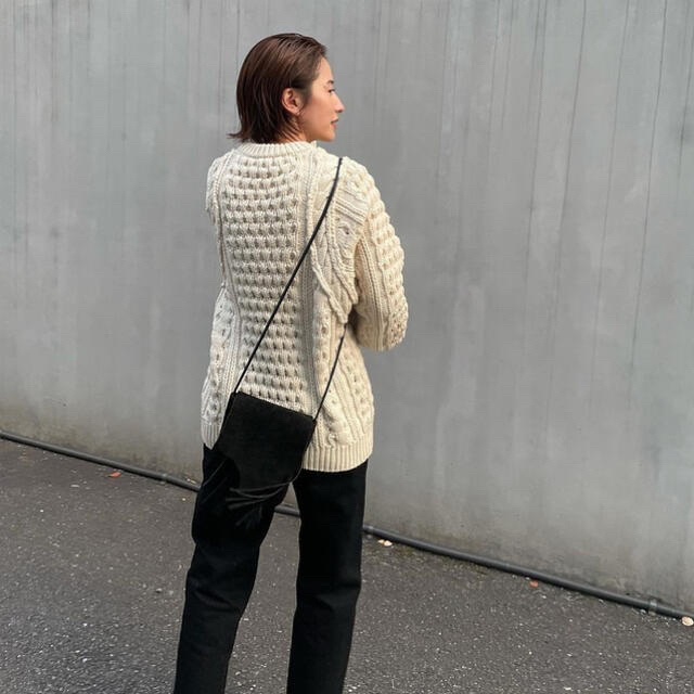 STUDIOUS(ステュディオス)の【専用】CLANE HAND CABLE ARCH KNIT TOPS 1 レディースのトップス(ニット/セーター)の商品写真