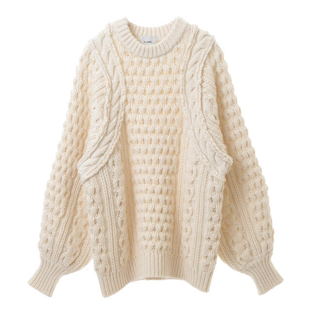 STUDIOUS(ステュディオス)の【専用】CLANE HAND CABLE ARCH KNIT TOPS 1 レディースのトップス(ニット/セーター)の商品写真