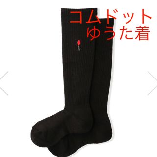 シー(SEA)のBALLOON LONG SOX BLACK L ステッカーセット　送料込(ソックス)