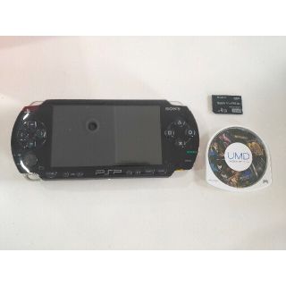 プレイステーションポータブル(PlayStation Portable)の【ジャンク品】psp-1000本体　モンスターハンター3　セット(携帯用ゲーム機本体)