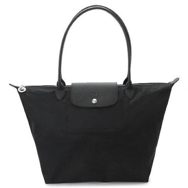 LONGCHAMP(ロンシャン)の ロンシャン LONGCHAMP ル・プリアージュ ネオ ブラックMサイズ レディースのバッグ(トートバッグ)の商品写真