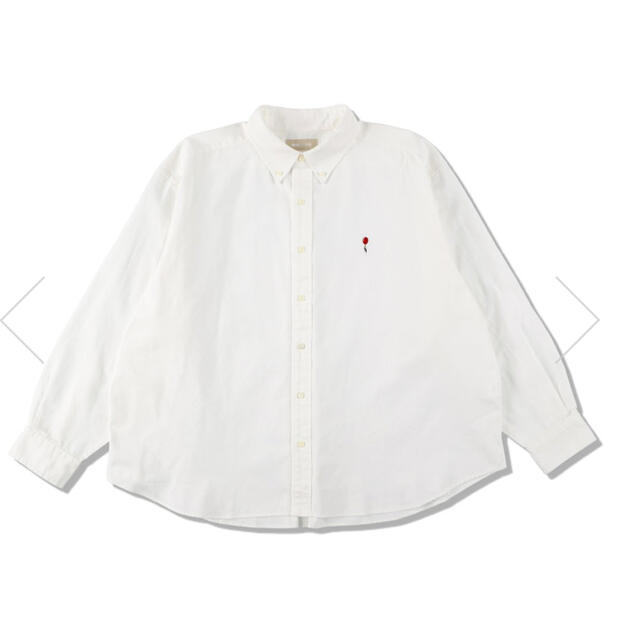 SEA(シー)のBALLOON OX FORD SHIRT / WHITE (BALL-01) メンズのトップス(シャツ)の商品写真