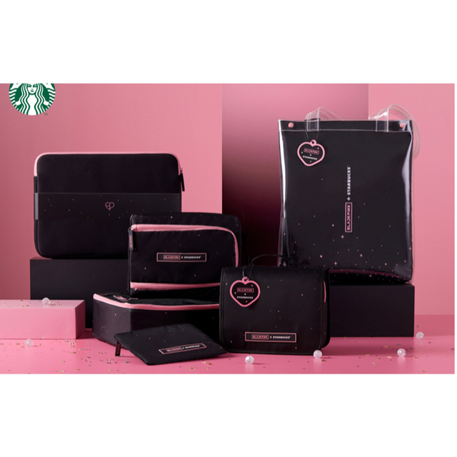 Starbucks Coffee(スターバックスコーヒー)のスターバックス BLACKPINK コラボトートバッグ エンタメ/ホビーのタレントグッズ(アイドルグッズ)の商品写真