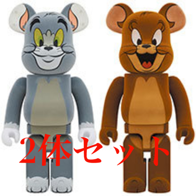 BE@RBRICK TOM & JERRYフロッキー 1000％ セット　2体