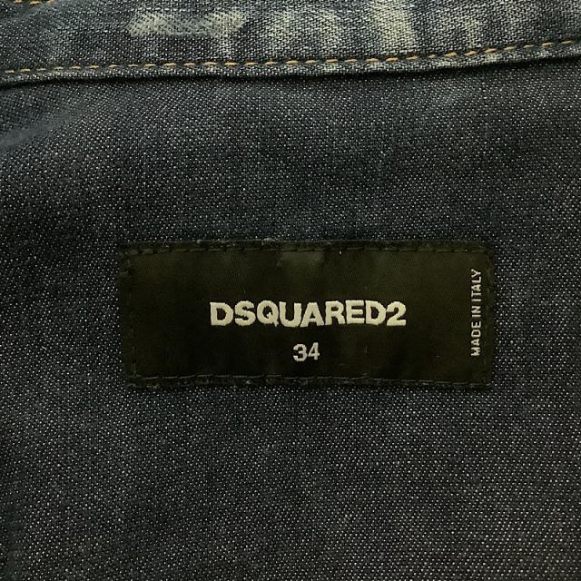 DSQUARED2(ディースクエアード)のディースクエアード 長袖シャツブラウス 34 レディースのトップス(シャツ/ブラウス(長袖/七分))の商品写真