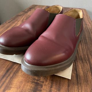 Dr.Martens／サイドゴアシューズ希少モデルUK8スリッポン赤レッド