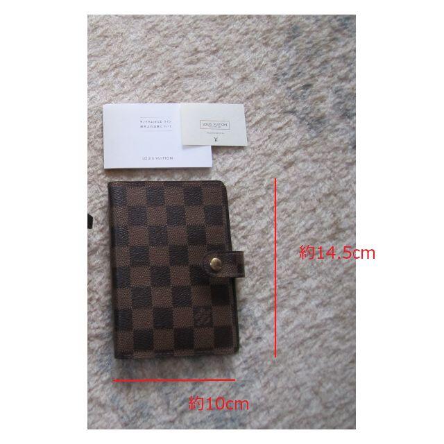 LOUIS VUITTON(ルイヴィトン)のルイヴィトン ダミエライン◆手帳カバー◆中古 インテリア/住まい/日用品の文房具(カレンダー/スケジュール)の商品写真