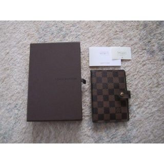 ルイヴィトン(LOUIS VUITTON)のルイヴィトン ダミエライン◆手帳カバー◆中古(カレンダー/スケジュール)