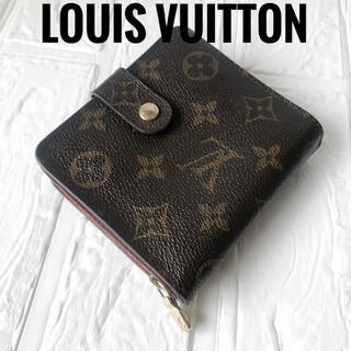ルイヴィトン(LOUIS VUITTON)のルイヴィトン モノグラム 折財布 ブラウン 二つ折財布(財布)