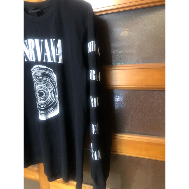 （古着）Nirvana ニルヴァーナ　ロックTシャツ　ロンT メンズのトップス(Tシャツ/カットソー(七分/長袖))の商品写真