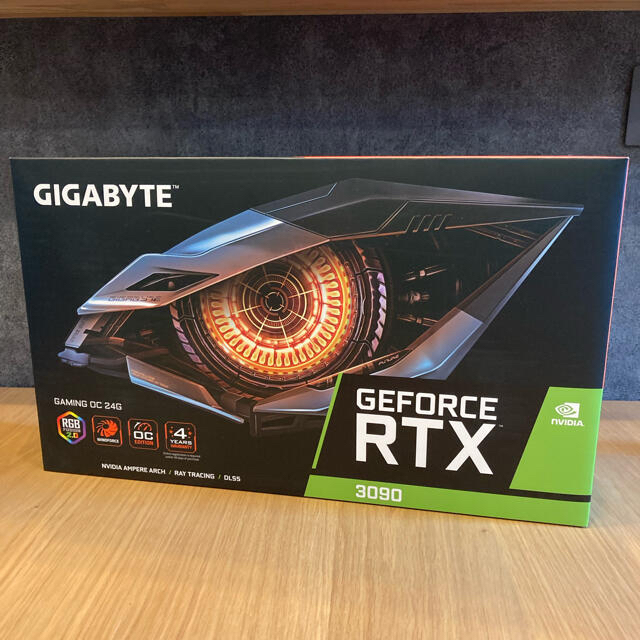 [非LHR][NoLHR] RTX3090 gigabyte GAMING OCPCパーツ