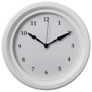 イケア(IKEA)のIKEA SÖNDRUM ソンドルム　ウォールクロック　ホワイト　掛時計(掛時計/柱時計)