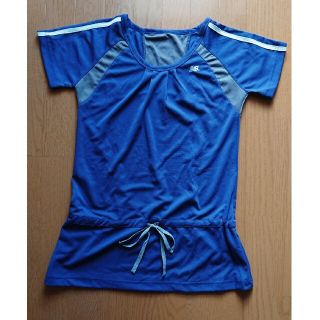 ニューバランス(New Balance)のnew balance  レディースＴシャツ  Ｌ  青紫(Tシャツ(半袖/袖なし))