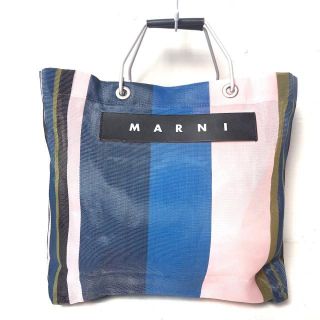 マルニ(Marni)のマルニ ハンドバッグ ストライプ 化学繊維(ハンドバッグ)