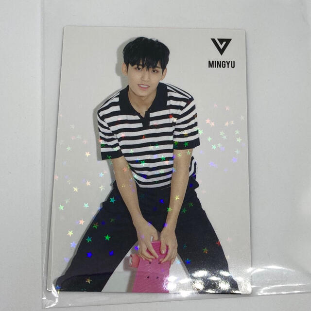 SEVENTEEN - ミンギュトレカ(021)の通販 by たけぬ's shop SEVENTEEN - ミンギュトレカ(021)の通販 by たけぬ's shop