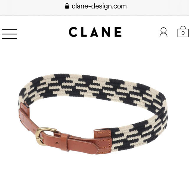 STUDIOUS(ステュディオス)のclane❤︎ MEXICAN BELT❤︎アイボリー レディースのファッション小物(ベルト)の商品写真