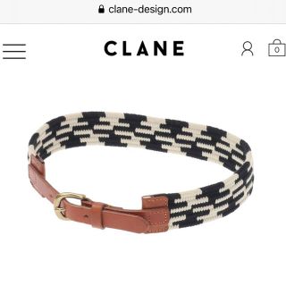 ステュディオス(STUDIOUS)のclane❤︎ MEXICAN BELT❤︎アイボリー(ベルト)