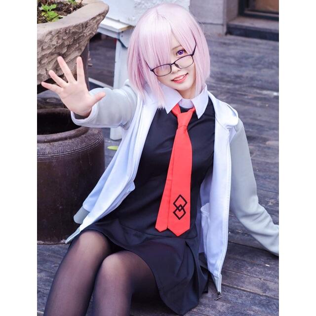 ウィッグ付き FGO マシュ・キリエライト Lサイズの通販 by キヨ ウィッグ付き FGO マシュ・キリエライト Lサイズの通販 by キヨ