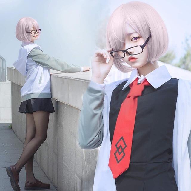 ウィッグ付き FGO マシュ・キリエライト Lサイズの通販 by キヨ ウィッグ付き FGO マシュ・キリエライト Lサイズの通販 by キヨ