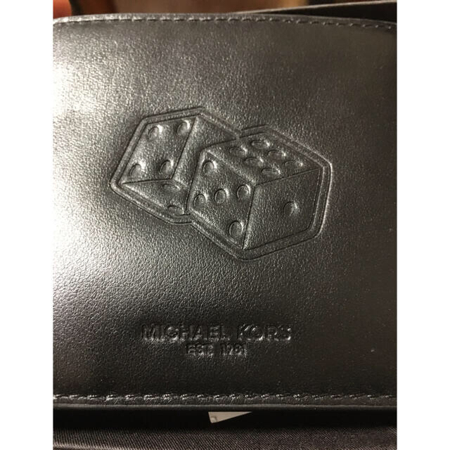 Michael Kors(マイケルコース)の専用品　aki様　マイケルコース　LASVEGAS レザー　二つ折り財布　 メンズのファッション小物(折り財布)の商品写真