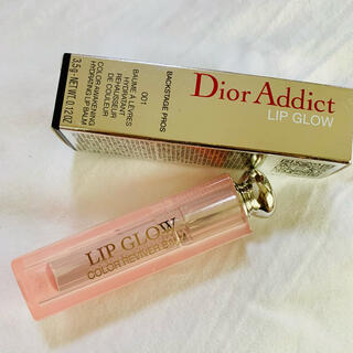 ディオール(Dior)のディオールアディクト　リップグロウ　リップバーム　001 PINK(リップケア/リップクリーム)
