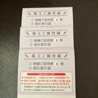 東京テアトル　株主優待　20枚　男性名義(その他)