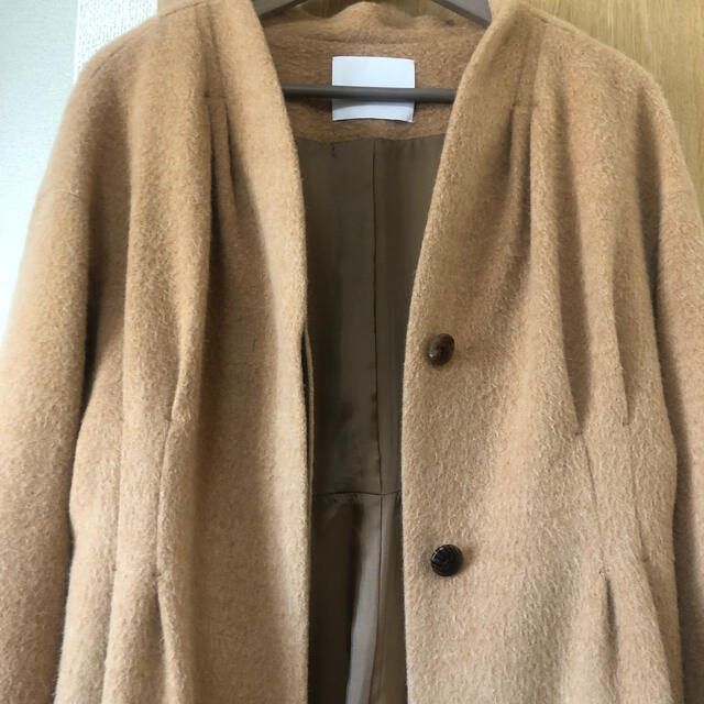 mame(マメ)の【MAMMIN様専用】2018aw wool long coat 2 レディースのジャケット/アウター(ロングコート)の商品写真