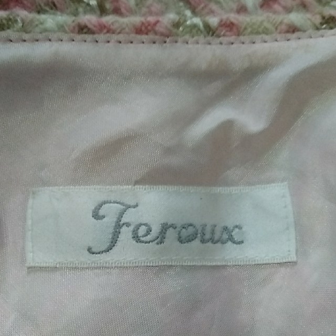 Feroux(フェルゥ)の〜10回着用【Feroux】ツイードスカート レディースのスカート(ミニスカート)の商品写真