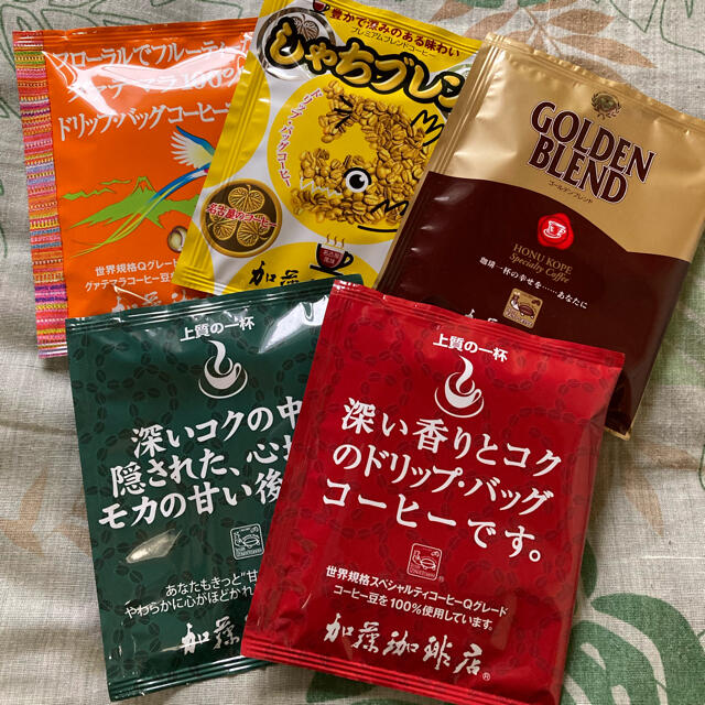 加藤珈琲店 ドリップコーヒー 5種・17袋 セット 食品/飲料/酒の飲料(コーヒー)の商品写真