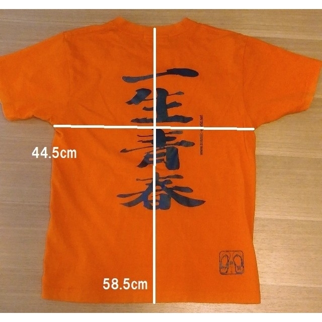 Tシャツ　ユニセックス　オレンジ　沖縄　シーサー レディースのトップス(Tシャツ(半袖/袖なし))の商品写真