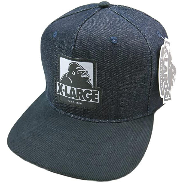 XLARGE(エクストララージ)の【X-LARGE】デニム地 ツートンカラー キャップ メンズの帽子(キャップ)の商品写真