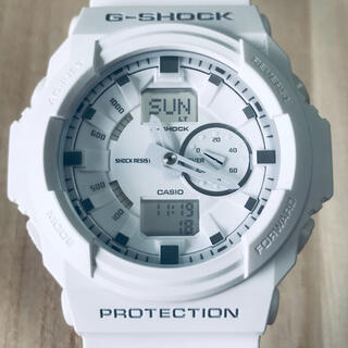 ジーショック(G-SHOCK)の☆【美品】カシオ G-SHOCK 腕時計 GA-150 デジタル白 White(腕時計(デジタル))