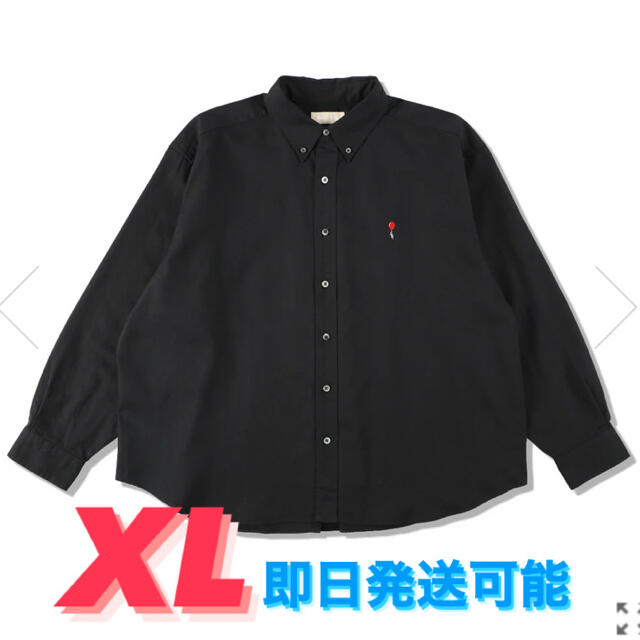 WIND AND SEA BALLOON SHIRT BLACKTシャツ/カットソー(七分/長袖)