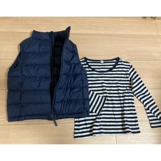 ユニクロ(UNIQLO)のUNIQLOダウンベスト110(ジャケット/上着)