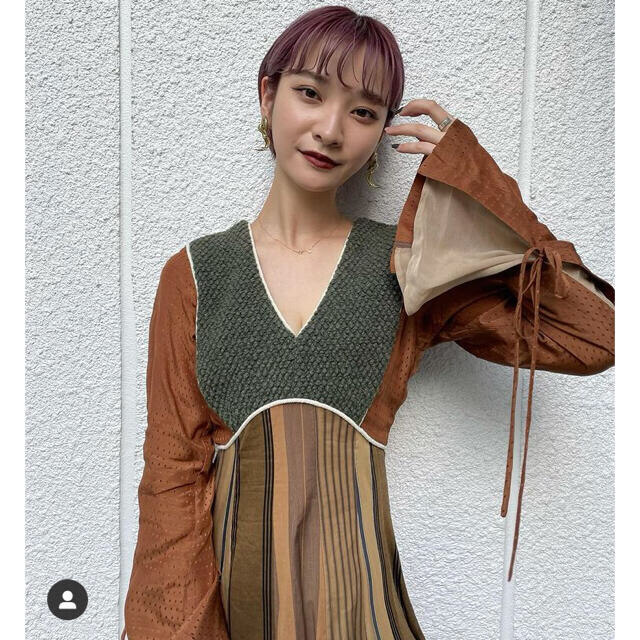 のサイズ⋝ 新品タグ付き fumie tanaka ニットベスト フミエタナカ や