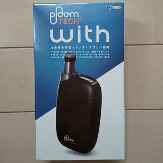 プルームテック(PloomTECH)の新品未開封 プルームテックプラスウィズ  スターターキット ＜ブラック＞ (タバコグッズ)