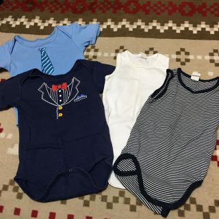 エイチアンドエム(H&M)の男児 肌着４枚セット(肌着/下着)