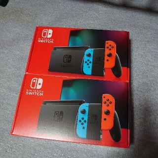 ニンテンドースイッチ(Nintendo Switch)の新品未使用未開封 Nintendo Switch 本体 2台セット スイッチ(家庭用ゲーム機本体)