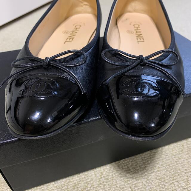 すべて半額 Chanel バレリーナ 38 フラットシューズ/バレエシューズ