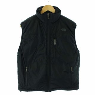 ザノースフェイス(THE NORTH FACE)のザノースフェイス ナイロンベスト 前開き 中綿 M 黒 NY-2011(ベスト)