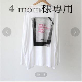 CANAL JEAN viajバックプリントシャツ白(Tシャツ(長袖/七分))