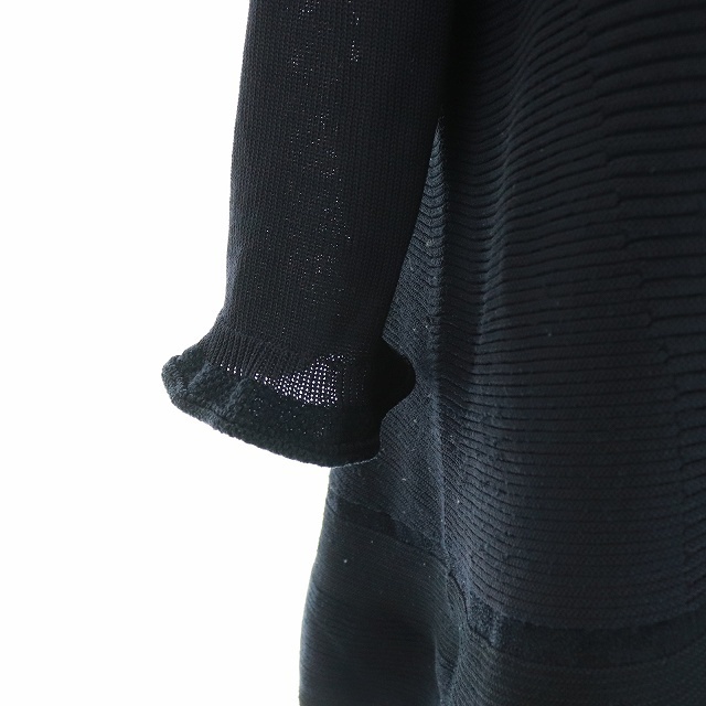 TO BE CHIC(トゥービーシック)のトゥービーシック 17AW ニット セーター 大きいサイズ 46 XXL 紺 黒 レディースのトップス(ニット/セーター)の商品写真