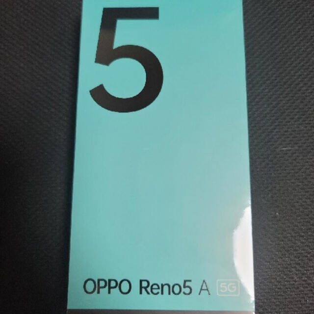 OPPO(オッポ)の送料込　OPPO Reno 5A 5G スマホ/家電/カメラのスマートフォン/携帯電話(スマートフォン本体)の商品写真